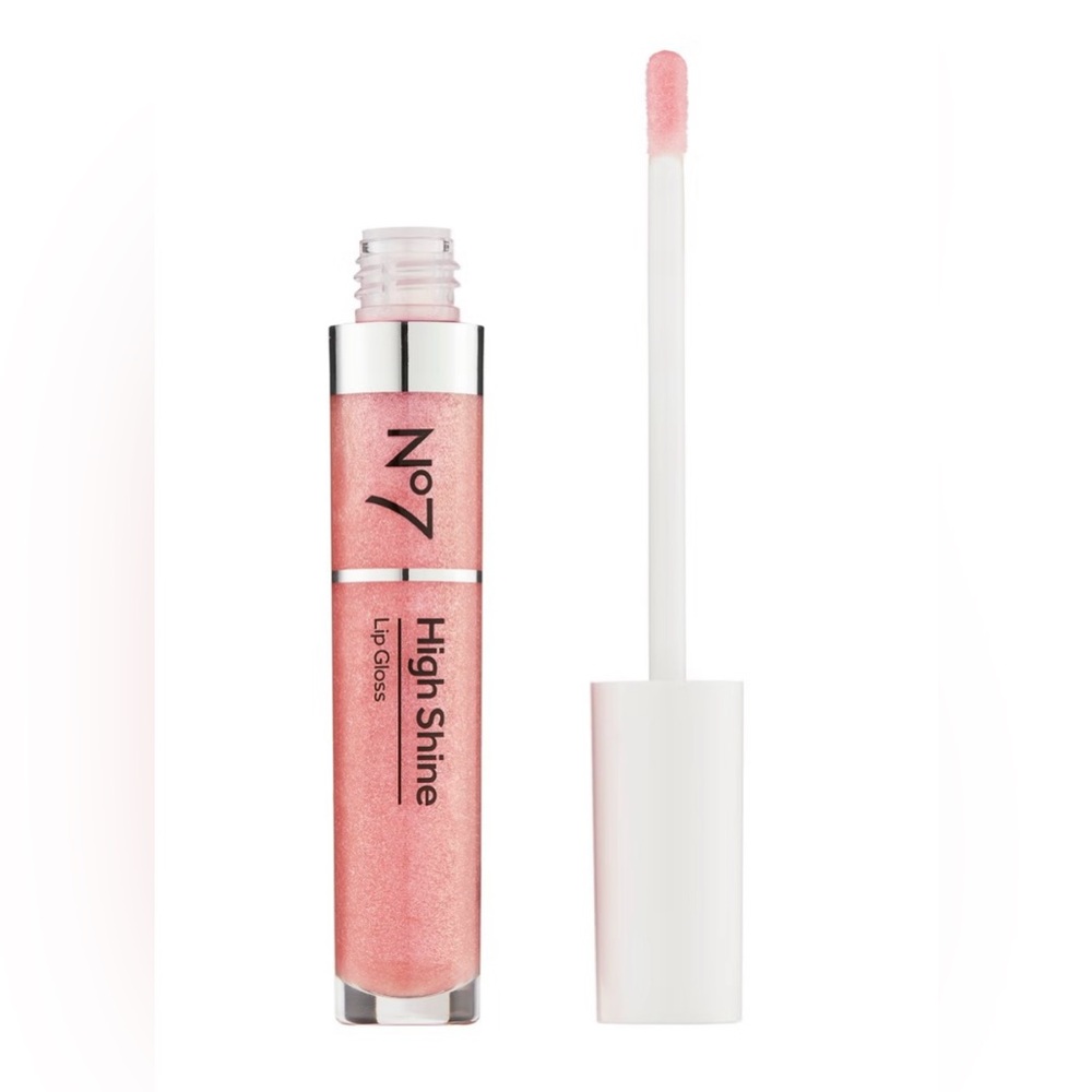 New Boots No7 High Shine Lip Gloss Pink Slip